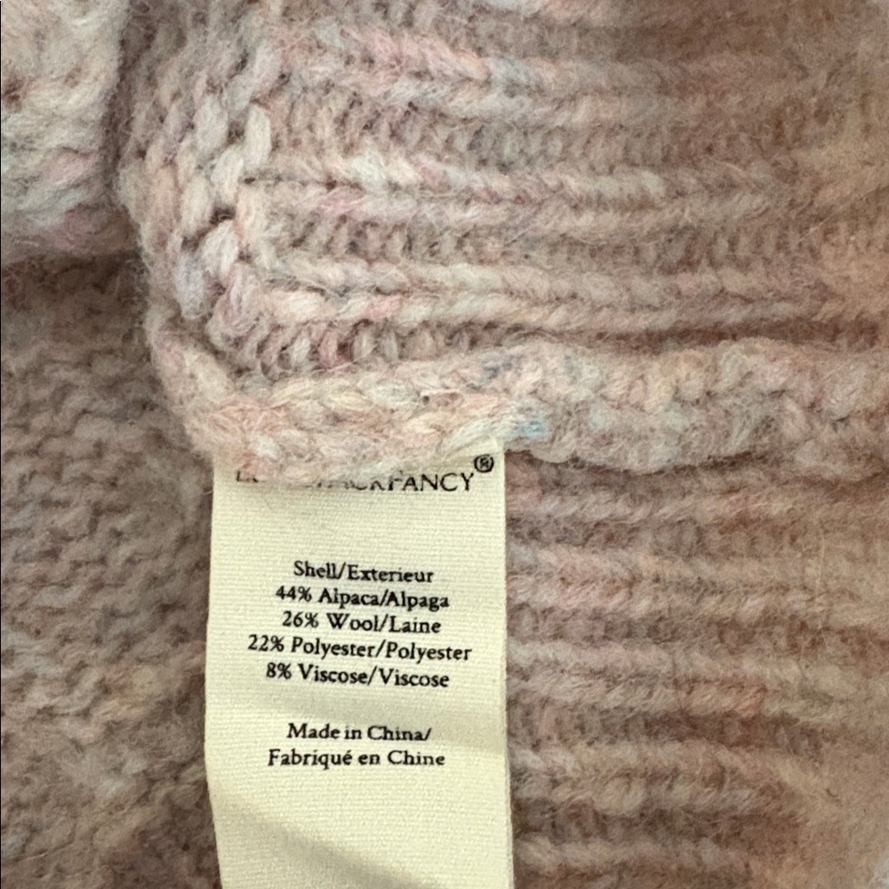 Love Shack Fancy Kingston Bow Sweater Pink Size Small - Picture 3 of 16
